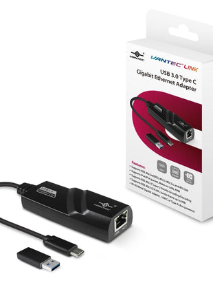 Vantec Link USB 3.0 Type C Gigabit Ethernet Adapter