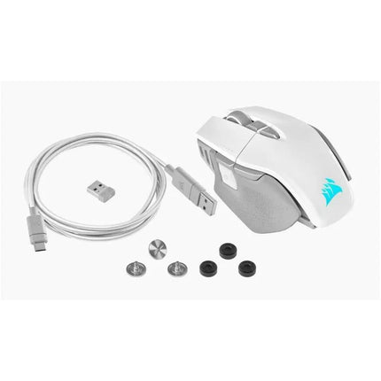 Corsair M65 RGB Ultra with Slipstream + Bluetooth | White