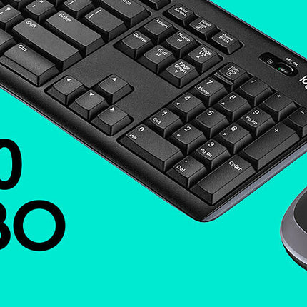 Logitech MK270 Wireless Keyboard and Mouse Combo for Windows