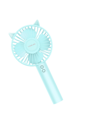 Mini Handheld Fan with Rechargeable Battery and Stand