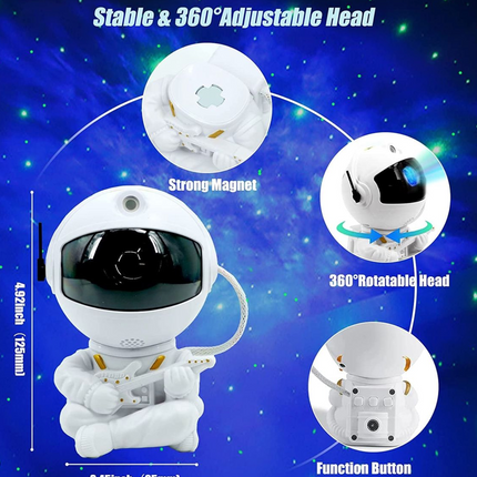 LED Astronaut Mini Nebula Projector Galaxy Light HR