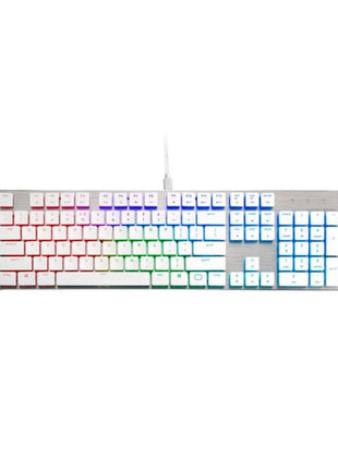Cooler Master SK650 RGB Mechanical Keyboard Slim Red Cherry MX Switches - White