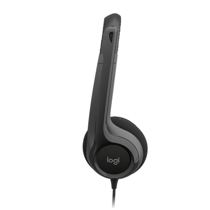 Logitech H390 USB Headset with Noise-Canceling Mic – Clear Sound, Comfortable Design, USB Connectivity