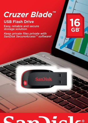 SanDisk Cruzer Blade 16GB USB 2.0 Type-A