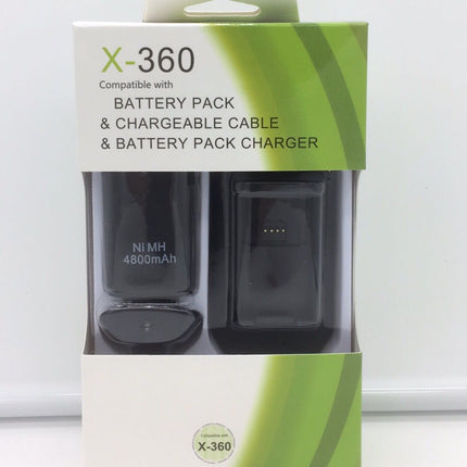 Xbox 360 Compatible 3 in 1 Battery Pack