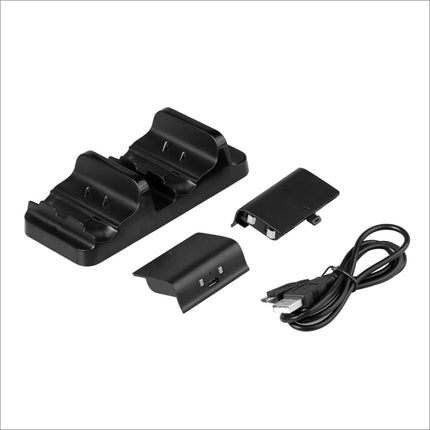 Xbox One Dual Charging Dock with 2 Extra Batteries