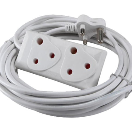 20m Extension Cord With A Two-Way Multi-Plug Extension Lead
