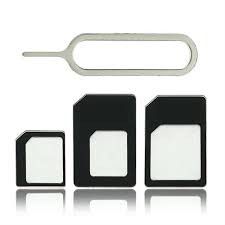 Micro & Nano Sim Card Adapter with Pin