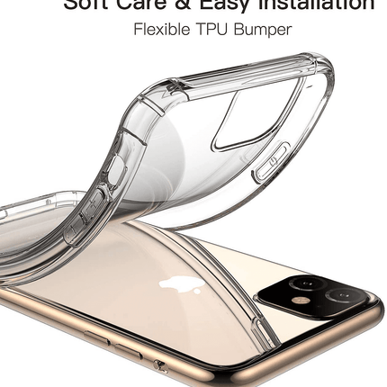 Shockproof Cover for iPhone (All models) - Clear