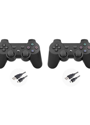 Wireless Controller for Playstation 3 + Charging Cables (Two Pack)