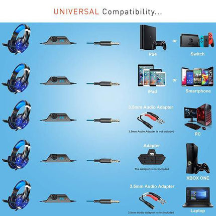 G9000 Gaming Headset for PS4, PC, Xbox One Controller
