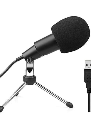 Fifine K668 Uni-Directional USB Condensor Microphone with Tripod – Black