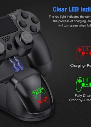 PS4 Dual Fast Charging Controller Station With LED Display