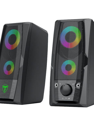 T-Dagger T-TGS550 2 x 3W | 3.5mm | USB | RGB Speakers – Black