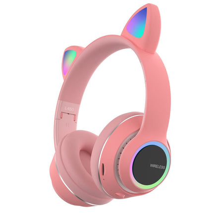 Wireless CAT Bluetooth 5.0 LED Headphones