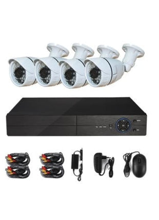 4 Channel 1080P CCTV Surveillance Kit with Cameras