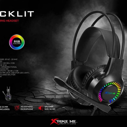 Stereo Gaming Headset with RGB backlight for PC | PS4 | Xbox One
