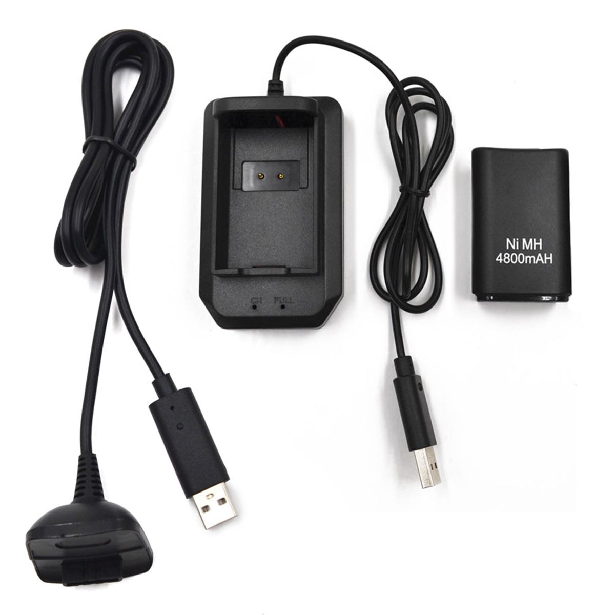 Charger Cable Xbox 360 Charging Kit 360 Official Play Charge Kit