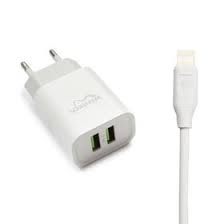 2.1A Rapid Charger For iPhone - Cable & Charging Brick 1m